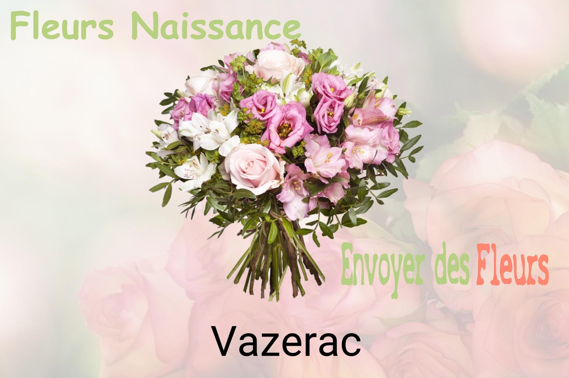 Bouquet de fleurs de naissance livré à Vazerac